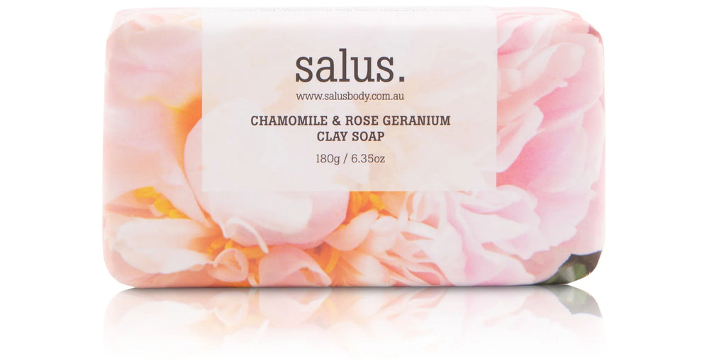 Chamomile & Rose Geranium Clay Soap || SALUS BODY
