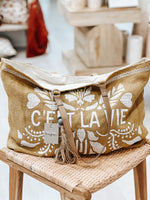 Cest La Vie Tote - Mustard  ||  HOLIDAY TRADING