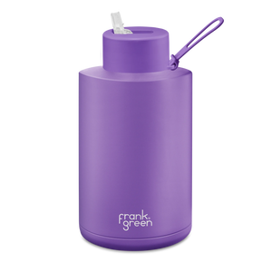 
            
                Load image into Gallery viewer, Ceramic reusable bottle with straw lid - 68oz / 2,000ml  -  Cosmic Purple || Frank Green
            
        