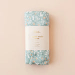 Forest Friends Sage Organic Muslin Wrap Swaddle || FOX & FALLOW