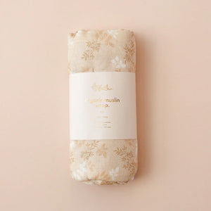 Cedarwood Organic Muslin Wrap Swaddle || FOX & FALLOW