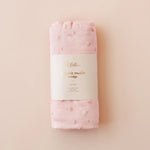 Dusty Roses Organic Muslin Wrap Swaddle || FOX & FALLOW
