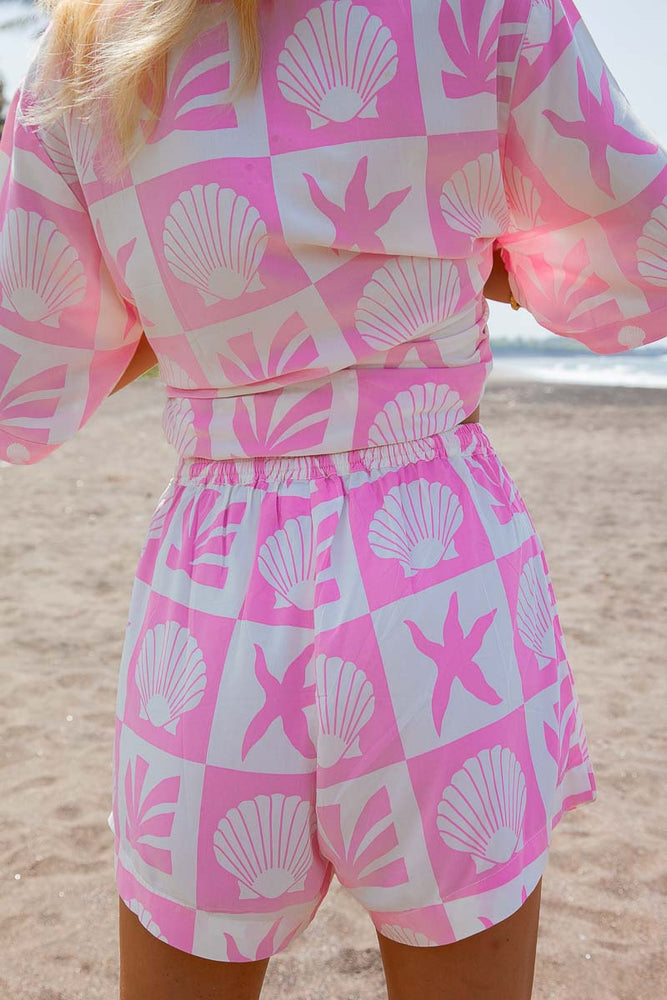Vanuata Shorts - Pink || PALM COLLECTIVE