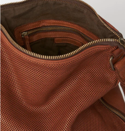 
            
                Load image into Gallery viewer, Perforated Slouchy - Cognac ||  Juju &amp;amp; Co
            
        