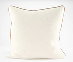Muse Linen Cushion - White || EADIE LIFESTYLE