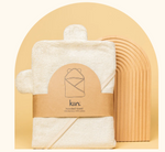 Hooded Towel - Ivory ||  Kiin