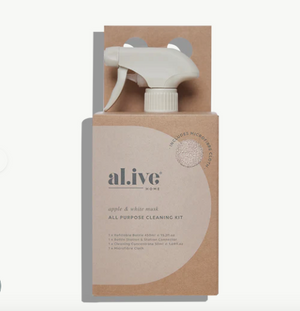 All Purpose Cleaning Kit - Apple & White Musk  || Al.ive