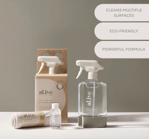 All Purpose Cleaning Kit - Apple & White Musk  || Al.ive