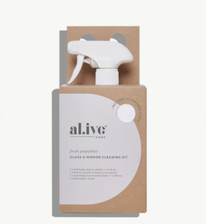 Glass and Mirror Cleaning Kit - Fresh Grapefruit || Al.ive