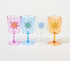 
            
                Load image into Gallery viewer, Poolside Wine Glasses - Utopia set of 4 ||  Sunny Life
            
        