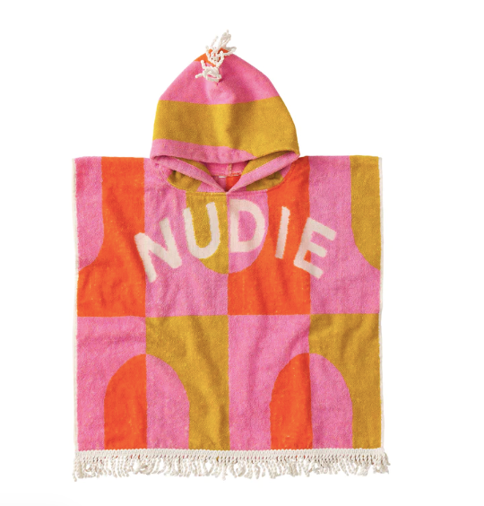 REDONDO HOODED TOWEL - PAPRIKA  ||  Sage and Clare