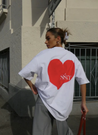 Ssaint Red Heart Tee - One Size ||  SSAINT