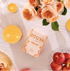 Peachy Goldie Candle || ECOYA