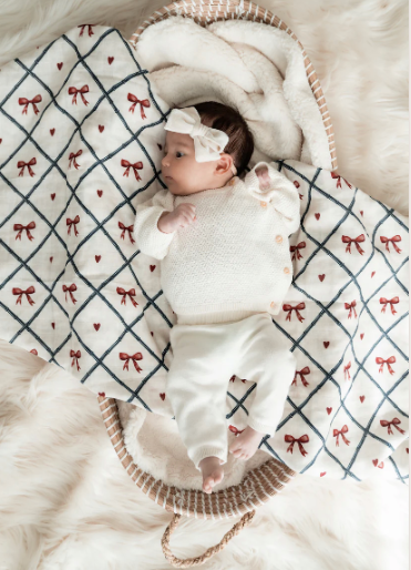 Bow Peep Organic Swaddle  || POP YA TOT