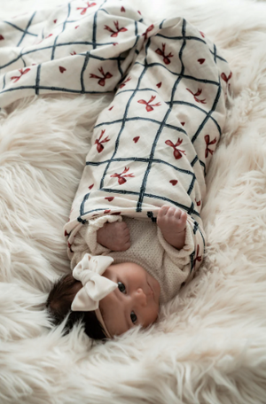 Bow Peep Organic Swaddle  || POP YA TOT