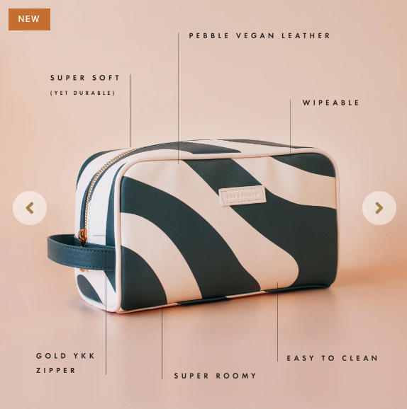 Forest Wash Bag || FOX & FALLOW