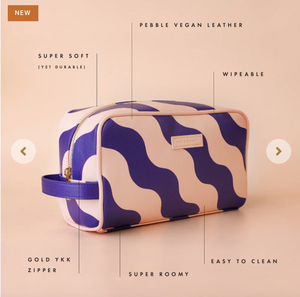 Mallorca Wash Bag || FOX & FALLOW