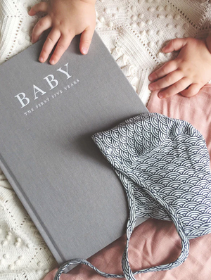 Baby. Birth to Five Years - Grey || WRITE TO ME || Nextra Gifts Mackay QLD