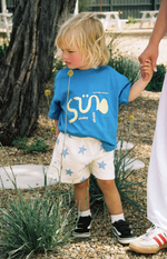 Sole Tee  - Blue & Yellow  || SUNDAY SIBLINGS