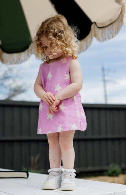 Mackenzie Dress - Pink || SUNDAY SIBLINGS