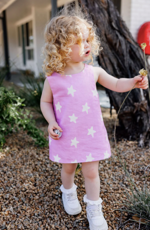 Mackenzie Dress - Pink || SUNDAY SIBLINGS