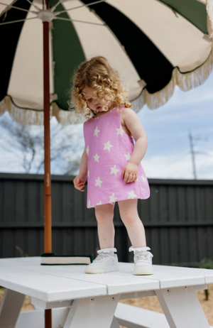 Mackenzie Dress - Pink || SUNDAY SIBLINGS