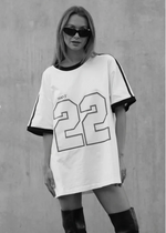 The Twenty Two Tee  - White  ||  SSAINT