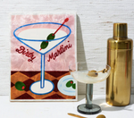 Happy Hour Martini Tile  || JONES AND CO