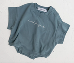 Daddys Girl T-Shirt Romper Onsie - Steel || CINNAMON BABY