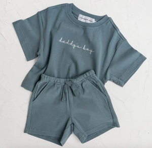 Daddys Boy Set - Steel || CINNAMON BABY