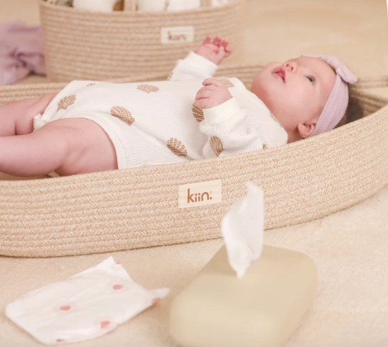 Cotton Rope Nappy Change Basket || Kiin Baby