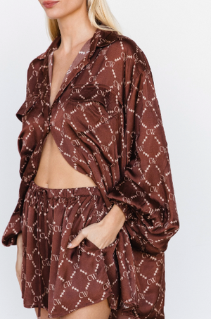 The Mia Shorts - CW Signature Print || COCOWILLOW