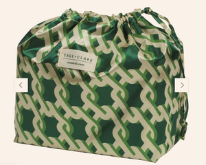Delphine Large Vanity Case Anise - Large ||  Sage and Clare