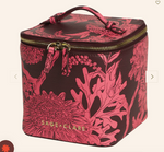 Delphine Large Vanity Case Garnet - Small ||  Sage and Clare
