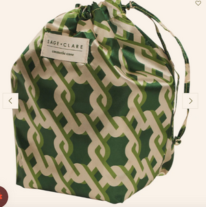 Delphine Large Vanity Case Anise - Small ||  Sage and Clare