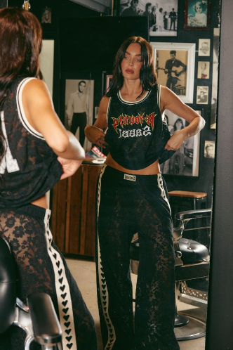 The Raving Hearts Lace Pants  - Black || SABBI