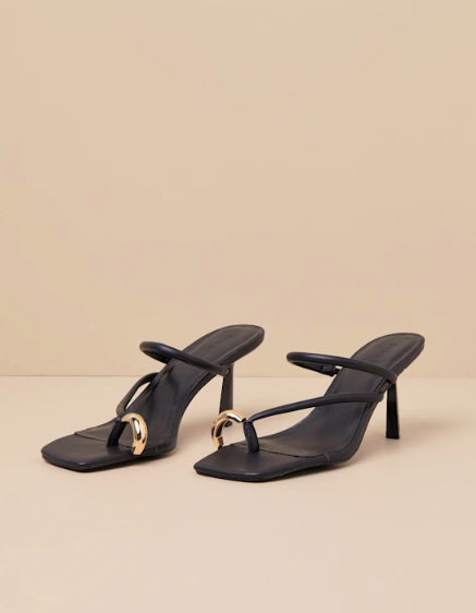 Camren Heels - Black || BILLINI