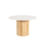 Paloma Dining Table - White/Natural