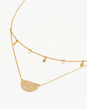 18K Gold Vermeil Live in Peace Necklace || BY CHARLOTTE