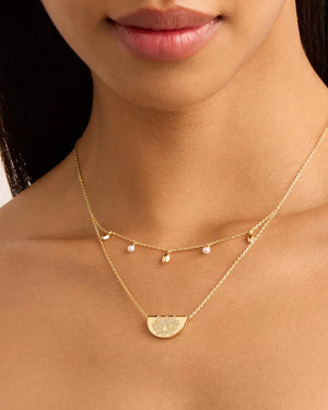 18K Gold Vermeil Live in Peace Necklace || BY CHARLOTTE