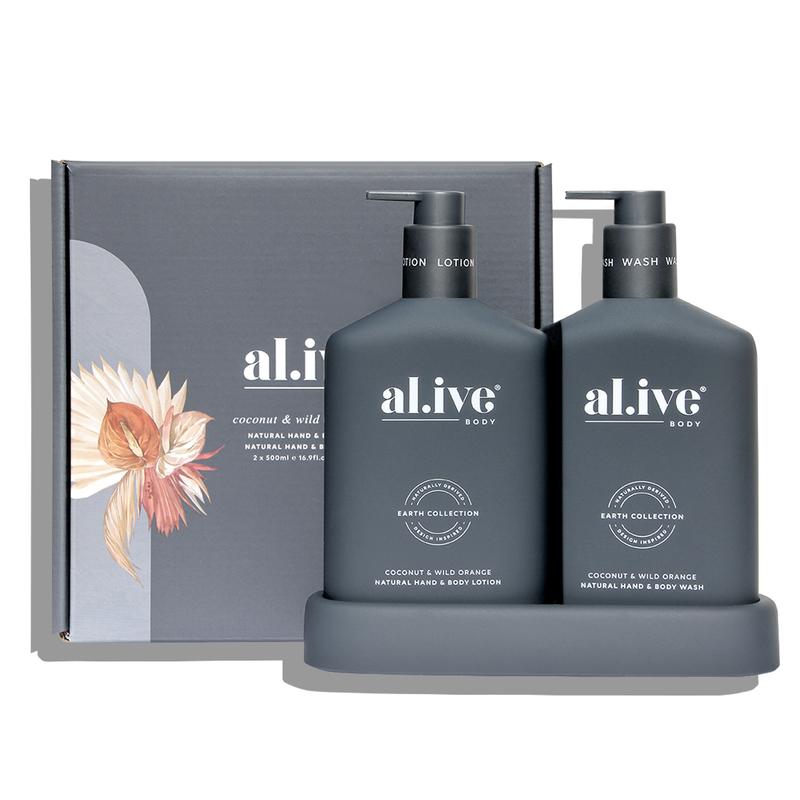 Wash and Lotion Duo . Coconut and Wild Orange  ||  Al.ive