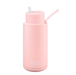 
            
                Load image into Gallery viewer, Ceramic reusable bottle with straw lid - 34oz / 1,000ml  -  Blushed || Frank Green
            
        