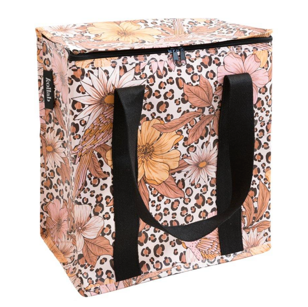 
            
                Load image into Gallery viewer, Cooler Bag - Leopard Floral ||  Kollab
            
        