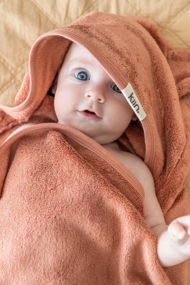 Hooded Towel - Blush ||  Kiin