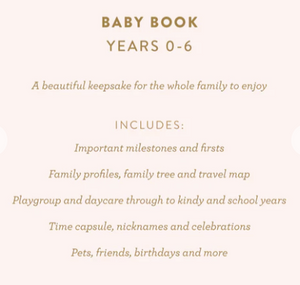 Mini Baby Book Lilac BOXED || FOX & FALLOW
