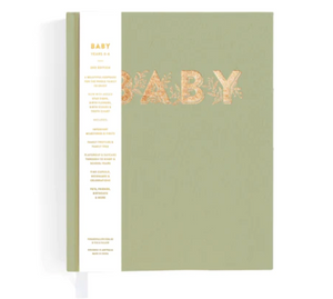 Mini Baby Book Sage BOXED || FOX & FALLOW