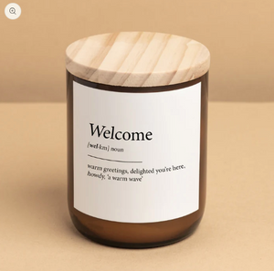 
            
                Load image into Gallery viewer, Dictionary Meaning Candle || The Commonfolk Candles
            
        